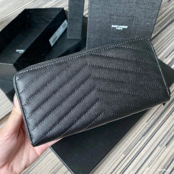 YSL ZIPPY WALLET MONOGRAM 0808